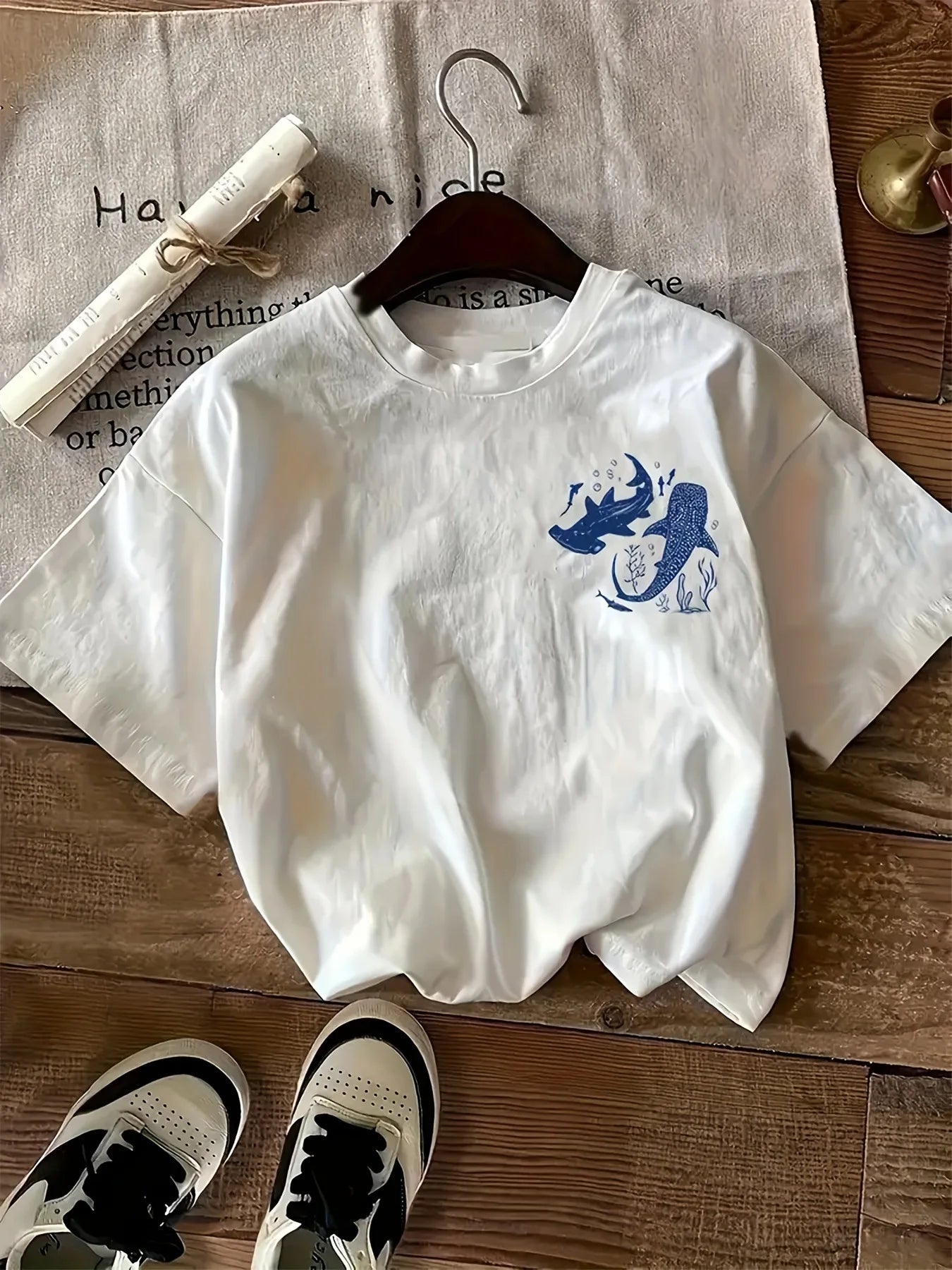 WAYS YOU CAN HELP Letter Pattern Round Neck Women T-shirt Short Sleeve Fashion Print Short Sleeve Shirt Female T-shirt